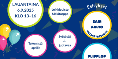 MLL:n juliste 100-vuotisjuhlista