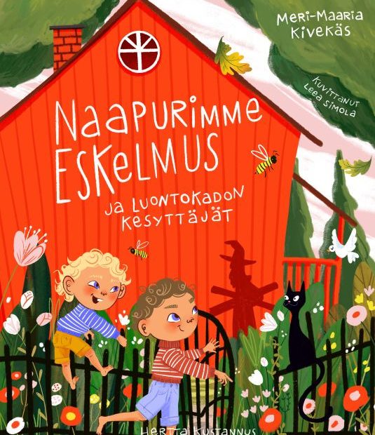 Naapurimme Eskelmus -kirjan kansi