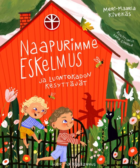 Naapurimme Eskelmus -kirjan kansi